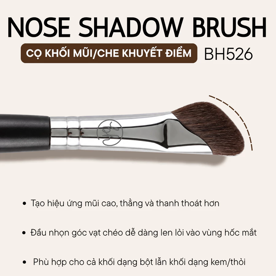  Cọ Tạo Khối Mũi BH Cosmetics Nose Shadow Brush BH526